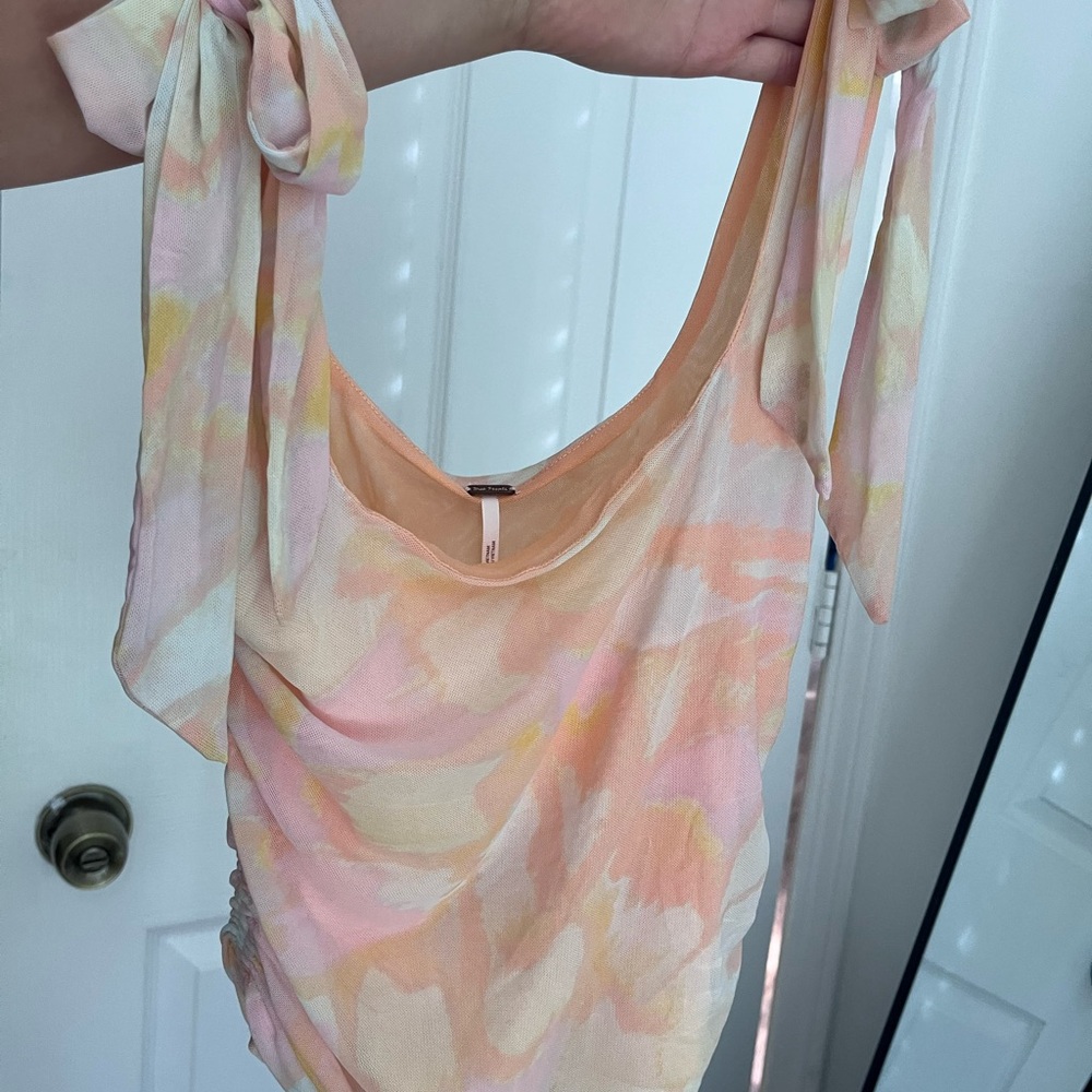 Free People Pastel Tie-Dye Women's Top